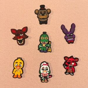 FNAF Croc Charms 🐊 Set of 8 popular characters